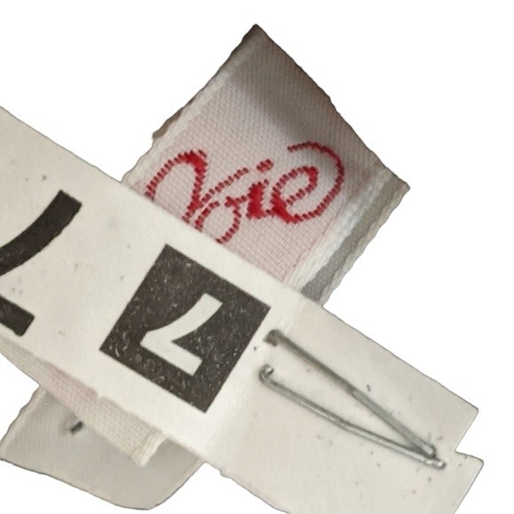 Joie ruffle bottom black velvet drawl skirt size Medium - Picture 5 of 10